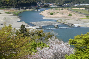大洲城から予讃線