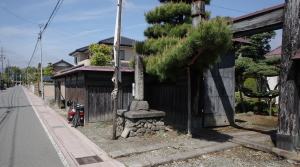 丹波嶋脇本陣で明治天皇休憩跡